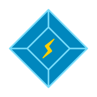 Decorative rectangle shape element for IT services website